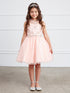 Girls Sparkle Princess Party Dress – Short Tulle Dress with Gemstone Details 2-18