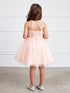 Girls Sparkle Princess Party Dress – Short Tulle Dress with Gemstone Details 2-18