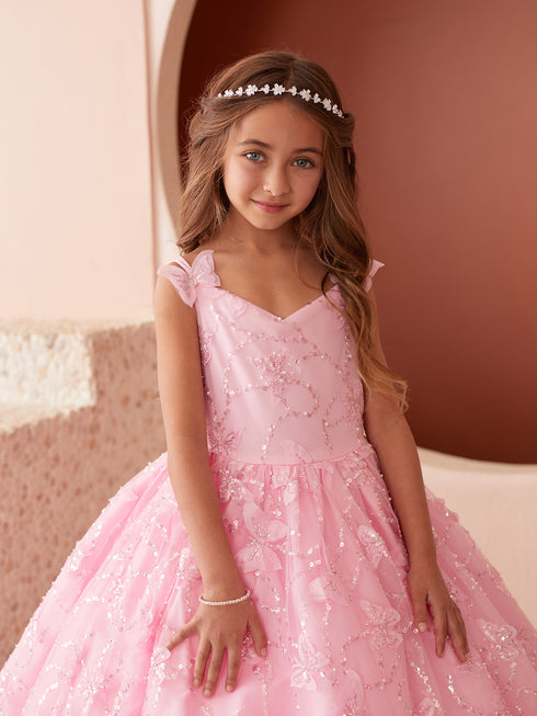 Princess Glitter Lace Ball Gown Dress, Sizes 2-16
