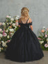 Girls Sparkle Princess Gown – Embroidered Tulle Ball Dress for Special Occasions 2-18