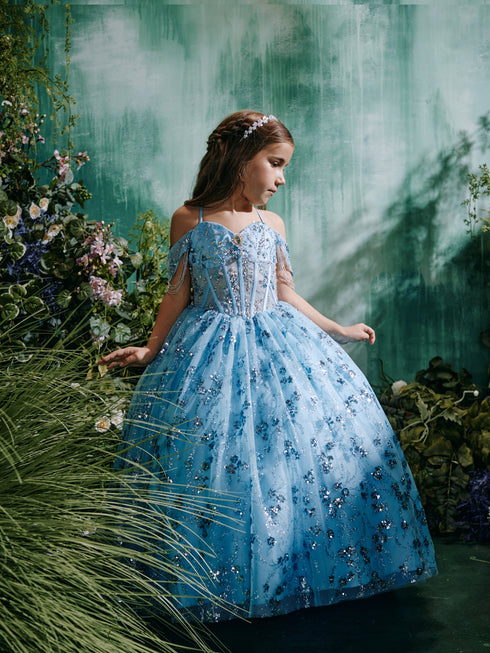 Girls Enchanted Princess Ball Gown – Girls Formal Dress 2-16