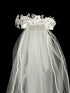 Girls Special Occasion Flower Crown Veil