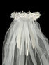 Girls Elegant Flower Crown Special Occasion Veil