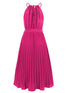 pleated-spaghetti-strap-tie-waist-midi-dress Sophia's Trends - Sophia's Style--