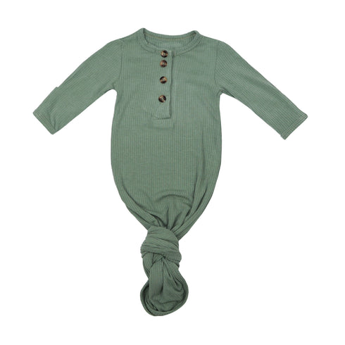 knotted-baby-gown-ribbed-evergreen Presley Couture at Sophia's Style--2