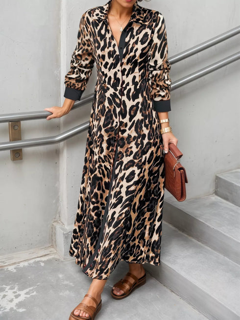 leopard-print-long-sleeve-shirt-dress-with-contrast-trim-OhSoStyled-Sophia's-Style-13