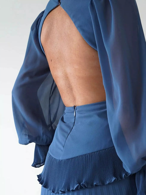 backless-pleated-long-sleeve-maxi-dress-OhSoStyled-Sophia's-Style-11