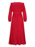pleated-surplice-tie-waist-maxi-dress Sophia's Trends - Sophia's Style--