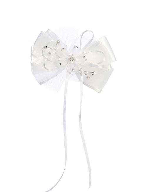 Girls Big Satin Bow (6 PCS)