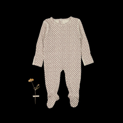 the-printed-romper-quinn-pink Lovely Littles - Sophia's StyleBack Snap Romper-1