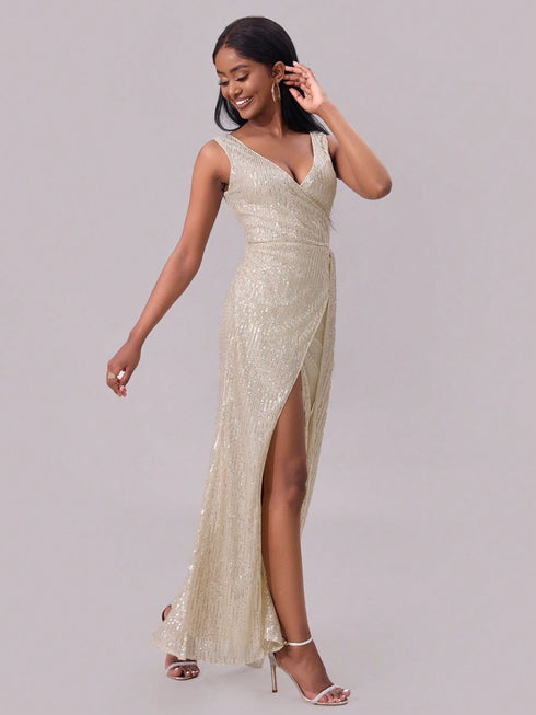 slit-sequin-surplice-sleeveless-maxi-dress OhSoStyled at Sophia's Style-5