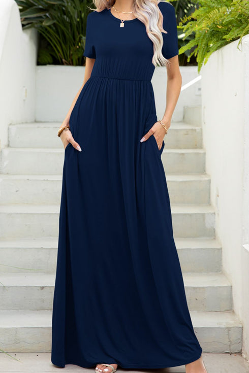 round-neck-maxi-tee-dress-with-pockets-Sophia's Style-7