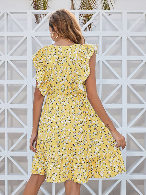 ruffled-ditsy-floral-surplice-mini-dress OhSoStyled - Sophia's Style-6