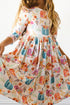 harvest-blooms-3-4-sleeve-pocket-twirl-dress Mila & Rose - Sophia's StyleTwirl Pocket Dress 3/4-1