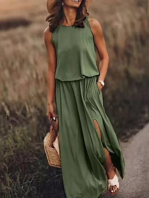 full-size-round-neck-sleeveless-slit-maxi-dress-plus-size-OhSoStyled-Sophia's-Style-22