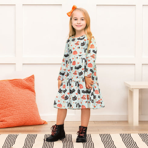 halloween-pumpkin-pals-bamboo-dress Sophia's Style-2