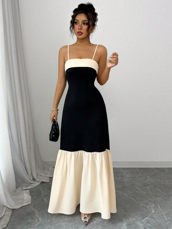 color-block-maxi-cami-dress-OhSoStyled-Sophia's-Style-1