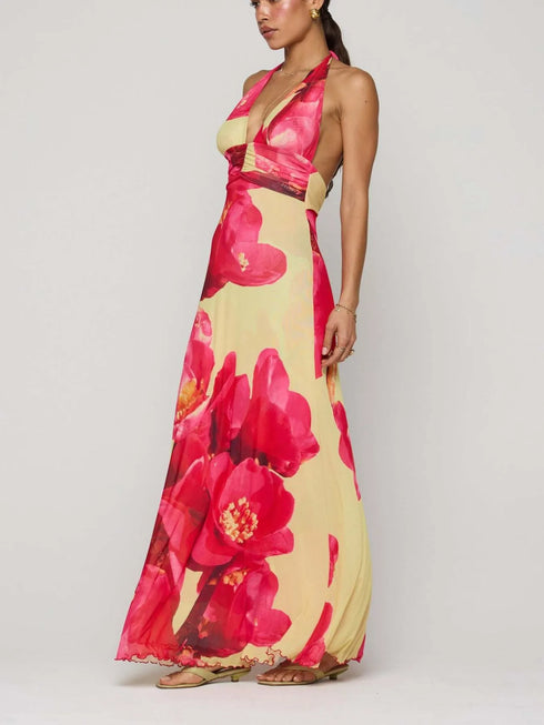 floral-halter-neck-deep-v-maxi-dress-OhSoStyled-Sophia's-Style-14