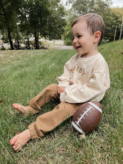 cream-gameday-crewneck-sweatshirt Sophia's Style-5