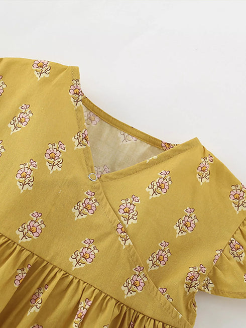 childrens-floral-print-ruffle-sleeve-wrap-dress-ohso-kids-sophias-style-2