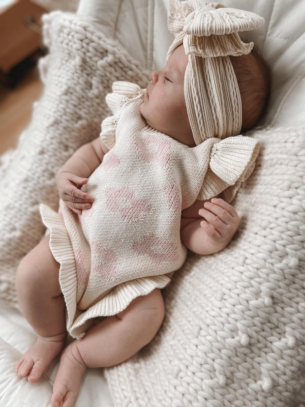 luna-luca-floral-frills-romper Luna and Luca Newborn Baby Clothes