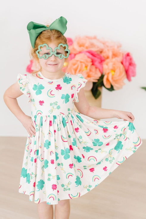 top-of-the-mornin-flutter-sleeve-twirl-dress Mila & Rose - Sophia's Style-Top of the Mornin' Flutter Sleeve Twirl Dress-6-12M--1