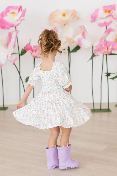 hoppy-easter-smocked-ruffle-dress Mila & Rose - Sophia's Style-2
