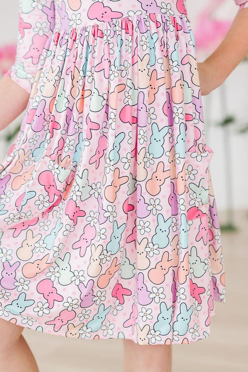 hangin-with-my-peeps-3-4-sleeve-pocket-twirl-dress Mila & Rose - Sophia's Style-5