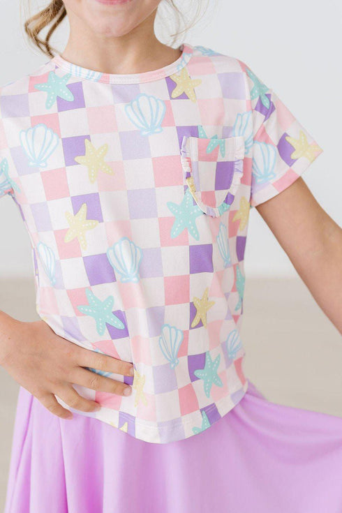 beach-days-ruffle-pocket-tee Mila & Rose at Sophia's Style-Beach Days Ruffle Pocket Tee-6-12M-Ruffle Pocket Tee-1