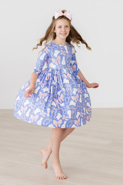 hop-skip-twirl-3-4-sleeve-pocket-twirl-dress Mila & Rose - Sophia's Style--3T--4