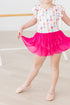ballerina-bows-s-s-twirl-leotard Mila & Rose at Sophia's Style-Ballerina Bows S/S Twirl Leotard-6-12M-Twirl Leotard S/S - Mesh Skirt-1