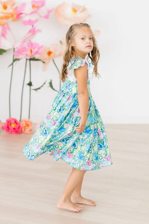 watercolor-butterflies-flutter-sleeve-twirl-dress Mila & Rose - Sophia's Style-4