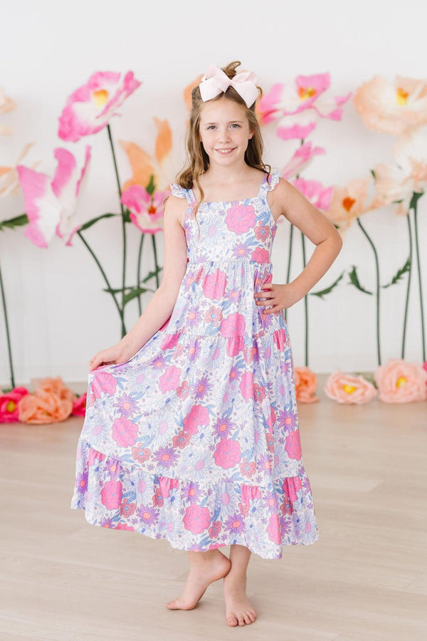 sweet-springtime-ruffle-maxi-dress Mila & Rose at Sophia's Style-Sweet Springtime Ruffle Maxi Dress-2T-Maxi Dress-1