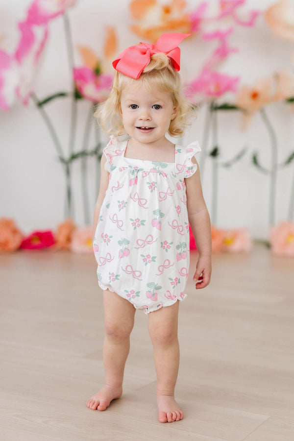 berries-bows-ruffle-cross-back-romper Mila & Rose - Sophia's StyleRuffle Cross Back Romper-1