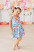 preppy-floral-ruffle-cross-back-dress Mila & Rose at Sophia's Style-Preppy Floral Ruffle Cross Back Dress-2T-Ruffle Cross Back Dress-1