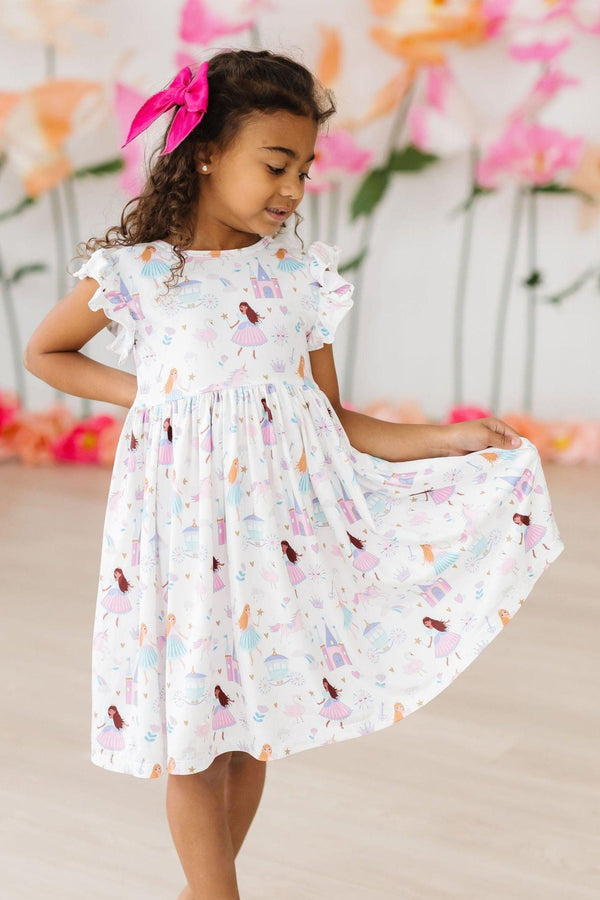 fairy-princess-flutter-sleeve-twirl-dress Mila &  Rose - Sophia's Style-Fairy Princess Flutter Sleeve Twirl Dress-6-12M--1