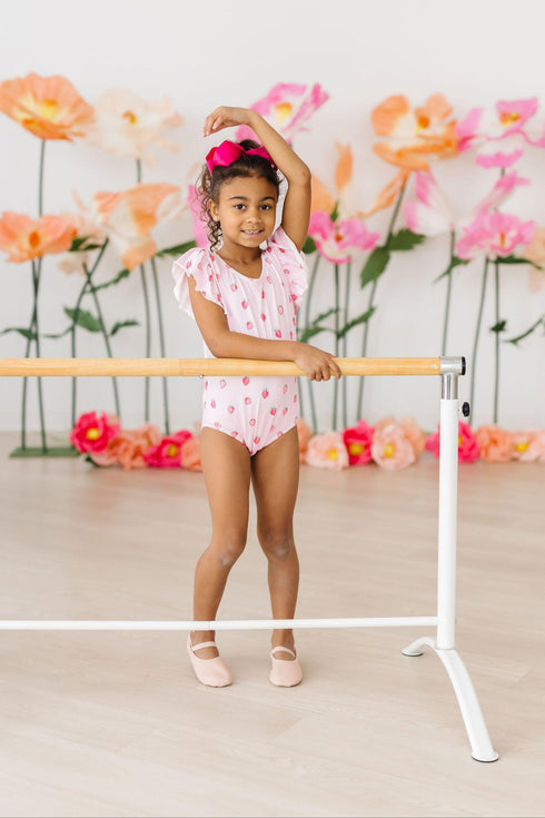 sweet-strawberries-s-s-flutter-sleeve-leotard Mila & Rose at Sophia's Style--12-24M--2