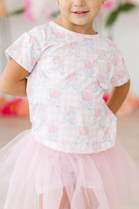 ribbons-roses-ruffle-pocket-tee Mila & Rose at Sophia's Style-Ribbons & Roses Ruffle Pocket Tee-6-12M-Ruffle Pocket Tee-1