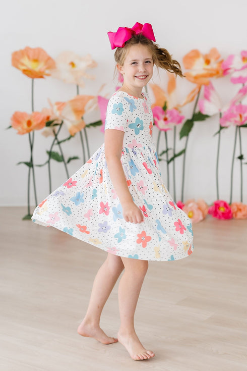 dots-daisies-s-s-pocket-twirl-dress Mila & Rose - Sophia's Style--4T--5