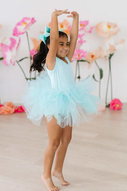 aqua-tank-tutu-leotard Mila & Rose at Sophia's Style-Aqua Tank Tutu Leotard-6-12M-Tutu Leotard Tank-1