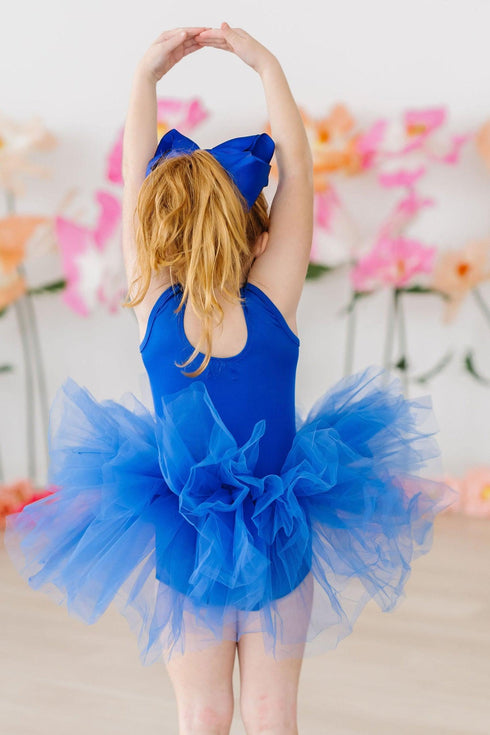 royal-blue-tank-tutu-leotard Mila & Rose at Sophia's Style-Royal Blue Tank Tutu Leotard-6-12M-Tutu Leotard Tank-1