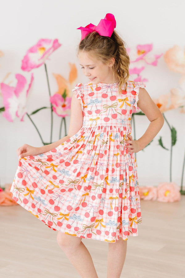 retro-picnic-flutter-sleeve-twirl-dress Mila &  Rose - Sophia's Style-Retro Picnic Flutter Sleeve Twirl Dress-6-12M--1