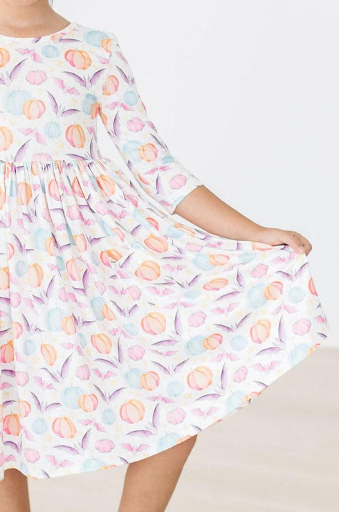 spooky-sweetheart-3-4-sleeve-pocket-twirl-dress Mila & Rose - Sophia's Style--12-24M--2