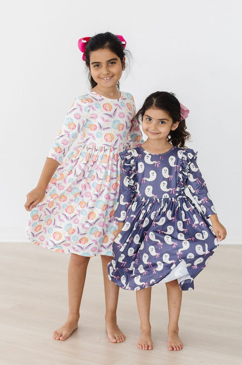 tied-with-a-boo-3-4-ruffle-twirl-dress Mila & Rose - Sophia's Style--2T--3