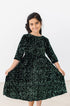 hunter-green-velvet-sequin-dress Mila Rose - Sophia's StyleSequin Dress-1