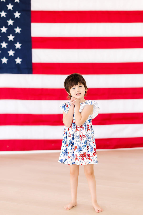 born-to-sparkle-flutter-sleeve-twirl-dress Mila &  Rose - Sophia's Style-Born to Sparkle Flutter Sleeve Twirl Dress-6-12M--1