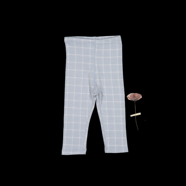 the-printed-legging-blue-grid Lovely Littles - Sophia's StyleLeggings-1
