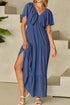 ruffled-v-neck-short-sleeve-maxi-dress OhSoStyled - Sophia's Style-5