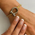the-lucky-lock-horseshoe-carabiner-clasp-bracelet-Sophia's Style-2