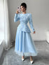 floral-long-sleeve-tulle-dress-OhSoStyled-Sophia's-Style-4